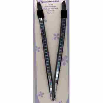 Mirrored Elastic Headband - Silver