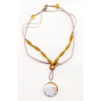 Multi-Layered Necklace - Black Onyx