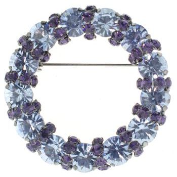Karen Marie - Circular Brooch Pin (1) - Saturn