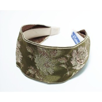 L. Erickson USA - Headband - Roses Ribbon Olive