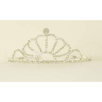 Tiara  - Austrian Crystal Half Lotus