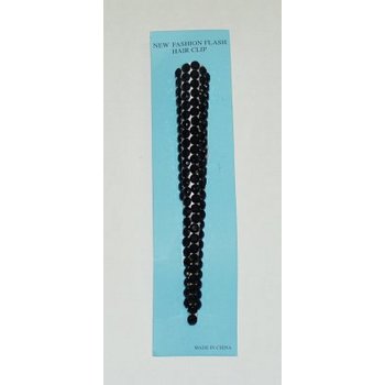 Black Rhinestone - One Clip