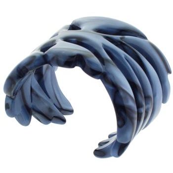 Karen Marie - Deep Blue Sea Cuff w/Dark Marble Swirls (1)