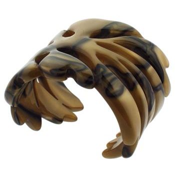 Karen Marie - Sienna Brown Cuff w/Dark Marble Swirls (1)