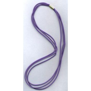 Multi-Strand Elastic Headbands - Purple