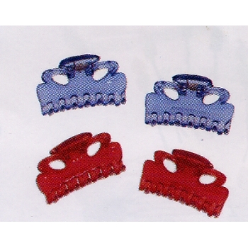 Karina - Mini Claws - 1inch Red & Blue (4)