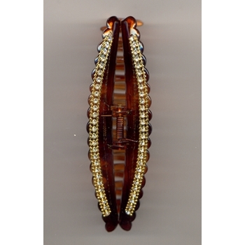Rhinestone Encrusted Claw Clip