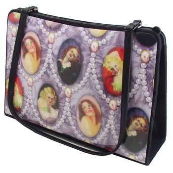 Karen Marie - Boutique Bags - Vintage Follies 8inch Acrylic Tote (1)