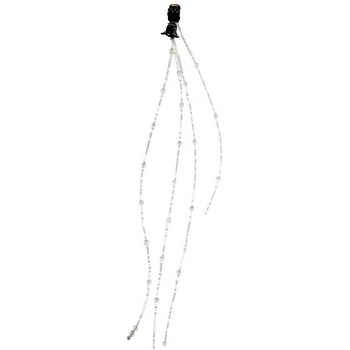 HB HairJewels - Beaded Hair Strings - White