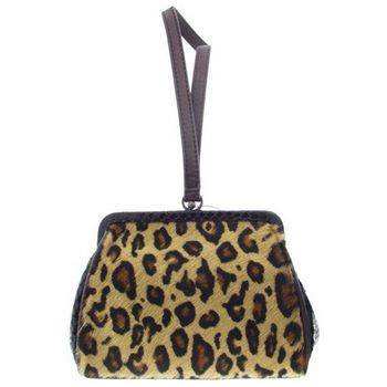 Adrienne Vittadini - Stunning Liya Haircalf-Cheetah Bag (1) - Brown