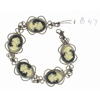 Alex and Ani - Cameo Bracelet - Black (1)