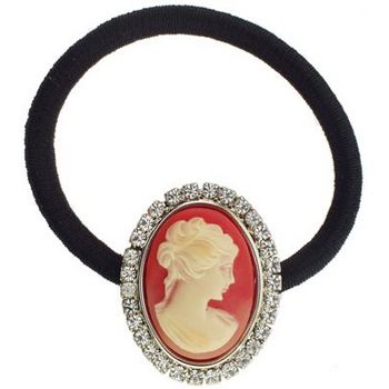 Alex and Ani - Rose Cameo Pony w/White Crystals & Silver Metal (1)