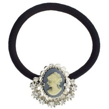 Alex and Ani - Silver Lace Metal Cameo w/Stones & Crystals on Pony (1)