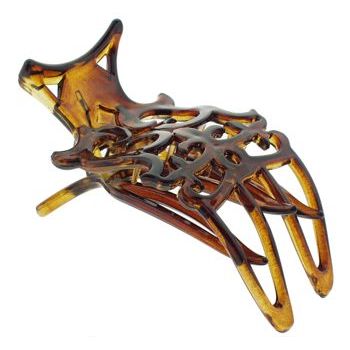 Camila - Large Hair Clip - Tort Swirl
