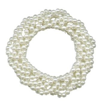 Camila - Ponytail Pearls - Cream