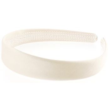 Camila - Satin Headband - Ivory