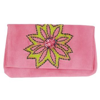 Chan Luu - Cut Out Silk Wallet - Pink