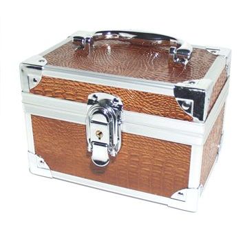 Conair - Cosmetic Case - Crocodile Brown
