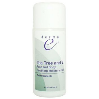 DermaE - Tea Tree & E - Face & Body Moisturizing Gel - 6 fl oz