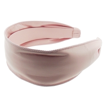 Eve Reid - Leather Scarf Headband - Pink (1)