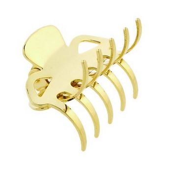 Eve Reid - Small Gold Hued Claw Clamp (1)