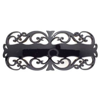 France Luxe - Baroque Barrette - Black (1)
