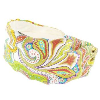 Frank & Kahn - Silk Scarf Headband - Yellow (1)