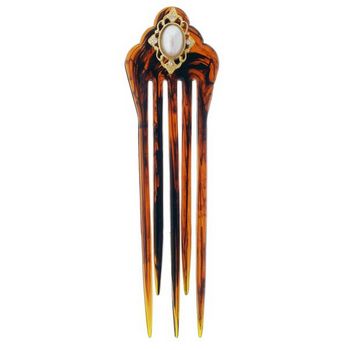 Good Hair Days - Oval Pearl & Crystal Pin