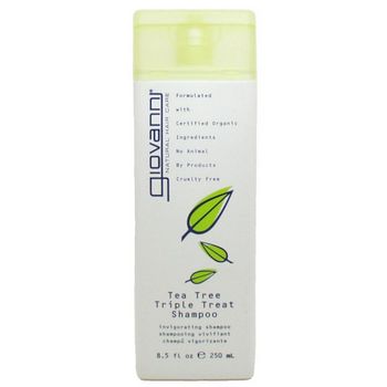 HairBoutique Beauty Bargains - Giovanni - Tea Tree Triple Treat Shampoo + Brush - 8.5 oz