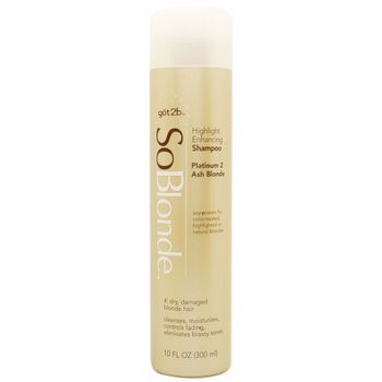 got2b - SoBlonde - Highlight Enhancing Shampoo - Platinum 2 Ash Blonde - 10 fl oz (300ml)