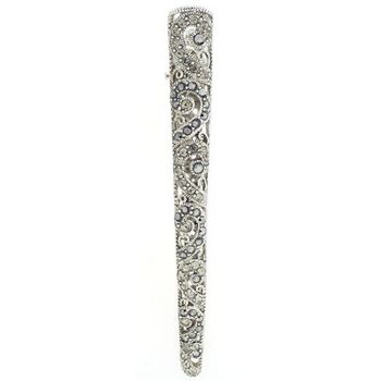 HB HairJewels - Kara Collection - Crystal Swirl Claw - Onyx & Smoke (1)