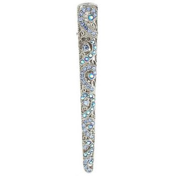 HB HairJewels - Kara Collection - Crystal Swirl Claw - Blue & Turq AB (1)