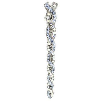 HB HairJewels - Kara Collection - Crystal Twist Claw - Blue (1)