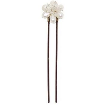 Jane Tran - A Dancing Pearl & Semi Precious Pin - Moonstone (1)
