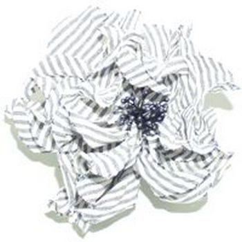 Jane Tran - A Multi-Layered Petal Flower Pin - Denim Blue (1)