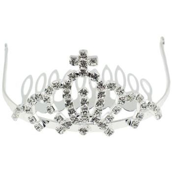 Karen Marie - Tiara Comb (1) - Crystal Cross Top