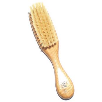 Kent - Baby Brush - Cherrywood Soft White Bristle