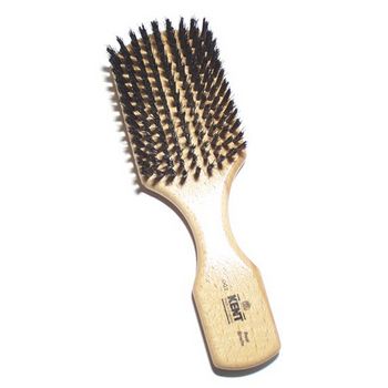 Kent - Men's Club Handled Brush - Beechwood Black Bristle