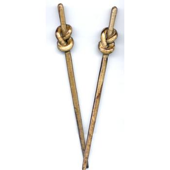 Knotted Hairsticks - Sand