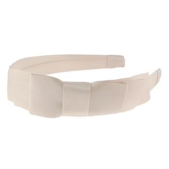 L. Erickson USA - Coco's Paris Three Tier Headband - 100% Silk Charmeuse - Petal Pink