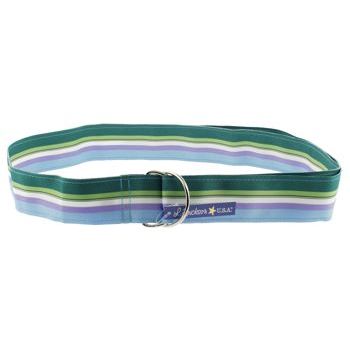 L. Erickson USA - Ribbon Belt Spade - 1 1/4inch Wide - Blue/Green/Violet
