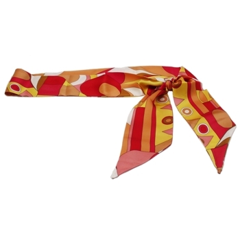 L. Erickson USA - Silk Charmeuse Pucci Inspired Sash Belt - Yellow