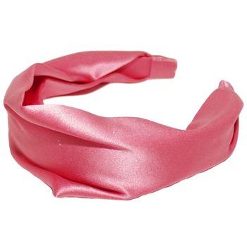 L. Erickson USA - 3inch Scarf Headband - 100% Silk Charmeuse - Coral Pink