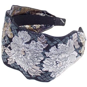 L. Erickson USA - Ribbon Scarf Headband - Papillion Black