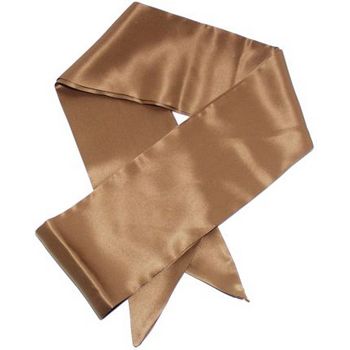 L. Erickson USA - Silk Charmeuse Sash Belt - Mocha