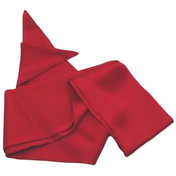 L. Erickson USA - Silk Charmeuse Sash Belt - Red
