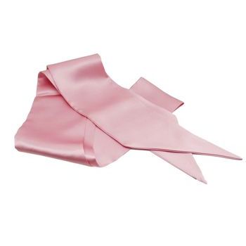 L. Erickson USA - Silk Charmeuse Sash Belt - Baby Pink