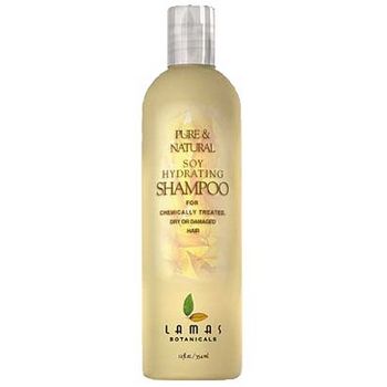 Lamas - Soy Hydrating Shampoo - Chemically Treated, Dry, Damaged - 12 oz