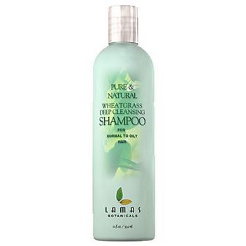 Lamas - Wheatgrass Deep Cleansing Shampoo - Normal to Oily - 12 oz