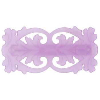 Laurent Olivier - Filigree Leaf Barrette - Lilac (1)